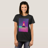 Yoga Girl Female Sun Salutation Meditation Chakra  Tシャツ (正面フル)