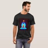 Yoga Girl Female Sun Salutation Meditation Chakra  Tシャツ (正面フル)