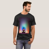 Yoga Girl Female Sun Salutation Meditation Chakra  Tシャツ (正面フル)