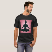 Yoga Girl Female Sun Salutation Meditation Chakra  Tシャツ (正面フル)