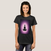 Yoga Girl Female Sun Salutation Meditation Chakra  Tシャツ (正面フル)