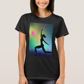 Yoga Girl Female Sun Salutation Meditation Chakra  Tシャツ