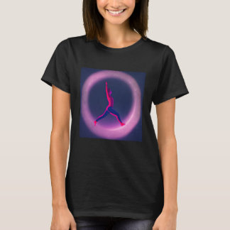 Yoga Girl Female Sun Salutation Meditation Chakra  Tシャツ