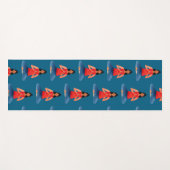 Yoga girl Meditation Namaste  ヨガマット (正面(横))