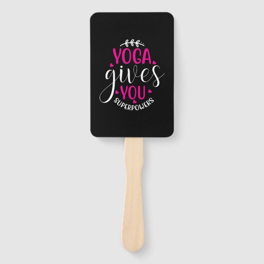 Yoga Gives Me Superpower ハンドファン (正面)