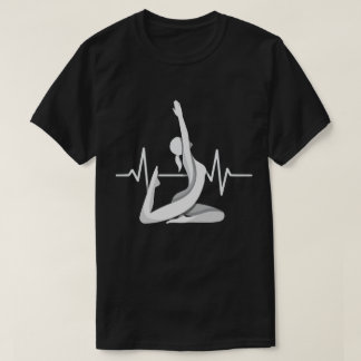 Yoga Heartbeat Mindful Energy Tシャツ