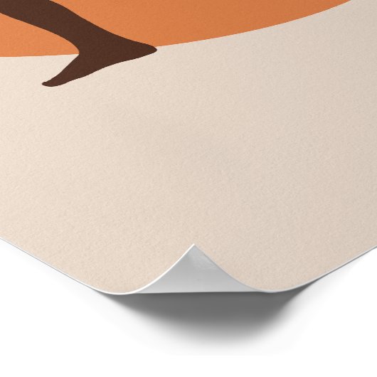 Yoga Illustration – Relaxing and Mindful Artwork ポスター (角)