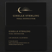 Yoga Instructor Celestial Sun Moon 名刺