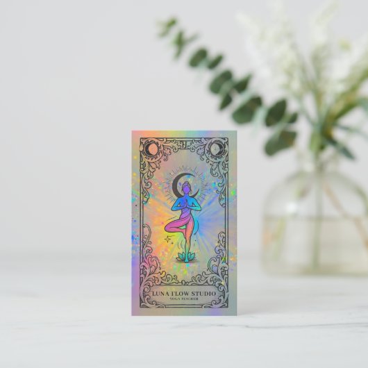 Yoga Instructor | Holographic Celestial 名刺 (スタンド正面)