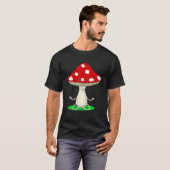 Yoga Instructor Mushroom Collector Mycology Fitnes Tシャツ (正面フル)