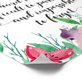 Yoga Instructor Office gift Instructor Coaching ポスター (角)