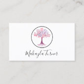 Yoga Instructor Tree of Life 名刺 (正面)