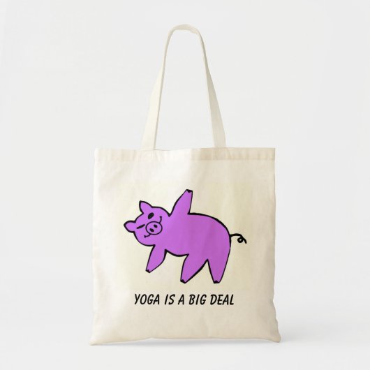 Yoga is a Big Deal - Yoga Tote Bag トートバッグ (正面)