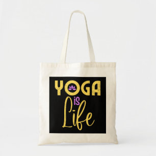Yoga Is Life Yoga Meditaion トートバッグ