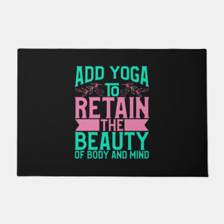 Yoga Lover | Add Yoga To Retain The Beauty ドアマット