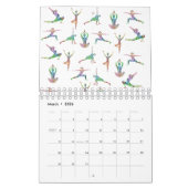 Yoga, Mandala, Meditation  カレンダー (3月 2026)