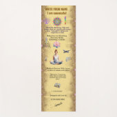 Yoga Mandala Peace Serenity Antistress Calm Relax ヨガマット (正面)