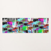 Yoga Mat – Abstract Grid ヨガマット (裏面(横))