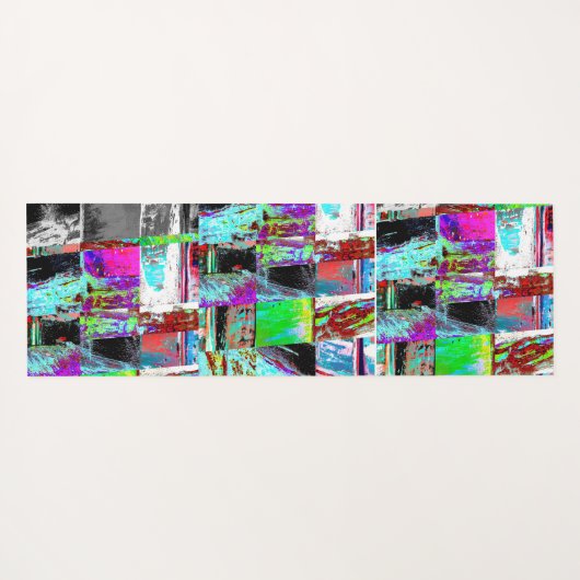 Yoga Mat – Abstract Grid ヨガマット (裏面(横))