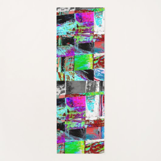 Yoga Mat – Abstract Grid ヨガマット (正面)