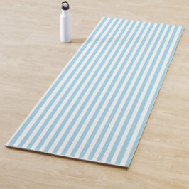 Yoga Mat - Blue Stripes Pattern ヨガマット