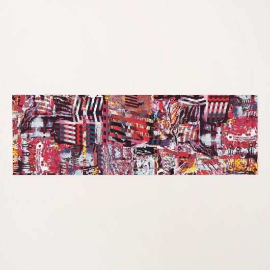 Yoga Mat – Fragmented Pulse ヨガマット (裏面(横))