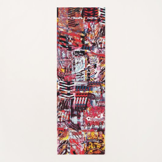 Yoga Mat – Fragmented Pulse ヨガマット (正面)