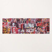 Yoga Mat – Fragmented Pulse ヨガマット (正面(横))