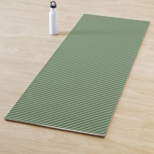 Yoga Mat - Green Stripe Patterns ヨガマット (インサイチュ)