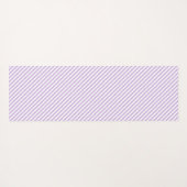 Yoga Mat - Lilac Stripe Patterns ヨガマット (裏面(横))