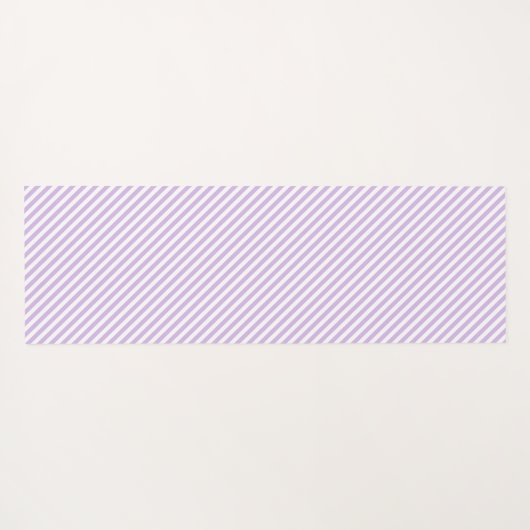 Yoga Mat - Lilac Stripe Patterns ヨガマット (裏面(横))