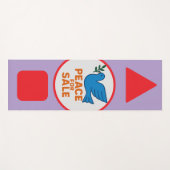 Yoga Mat , Peace theme designed yoga mat ヨガマット (正面(横))