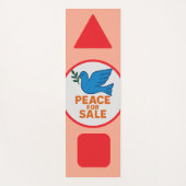 Yoga Mat , Peace theme designed yoga mat ヨガマット (正面)
