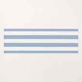 Yoga Mats Blue & White Stripe ヨガマット (正面(横))