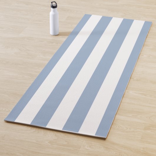 Yoga Mats Blue & White Stripe ヨガマット (インサイチュ)