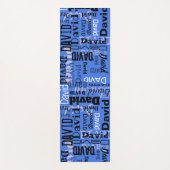 YOGA MATTの名前カスタマイズ可能な名前MATT ヨガマット (正面)