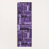 YOGA MATTの名前カスタマイズ可能な名前MATT ヨガマット (裏面)