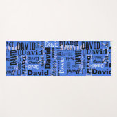 YOGA MATTの名前カスタマイズ可能な名前MATT ヨガマット (正面(横))