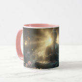 YOGA - MEDITATION - CARPE DIEM マグカップ (正面左)