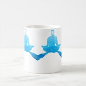 Yoga Meditation Diving Ocean Freediving Sea Apnea  コーヒーマグカップ (中央)