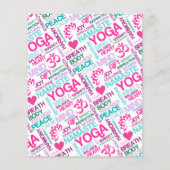 Yoga Meditation Event Retreat or Workshop チラシ (裏面)