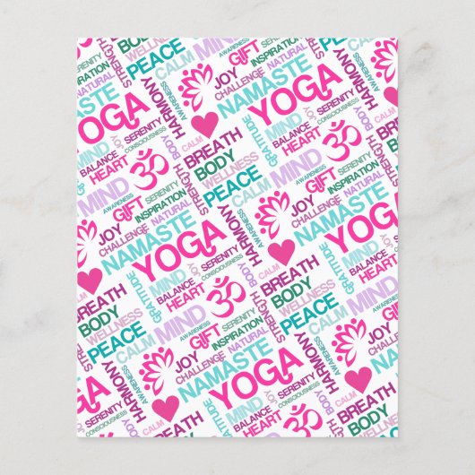 Yoga Meditation Event Retreat or Workshop チラシ (裏面)