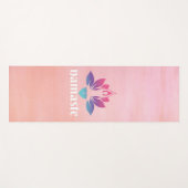 Yoga Meditation Mat for Women with Mandala Quote ヨガマット (正面(横))