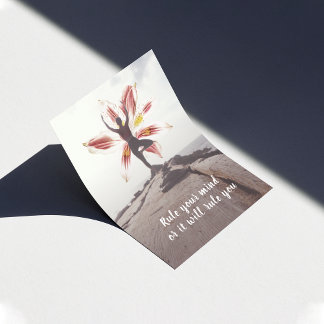 Yoga Meditation Quote Poster ポスター