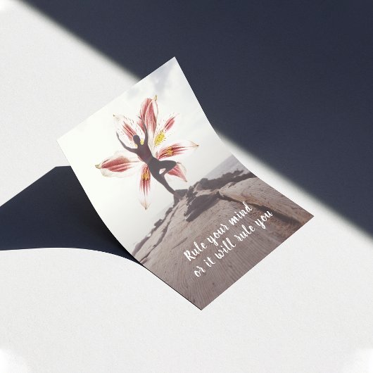 Yoga Meditation Quote Poster ポスター