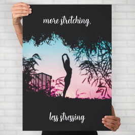 Yoga Motivation Wall Art ポスター