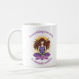 Yoga Mug – Spiritual Gift for Women, Calm Vibes コーヒーマグカップ