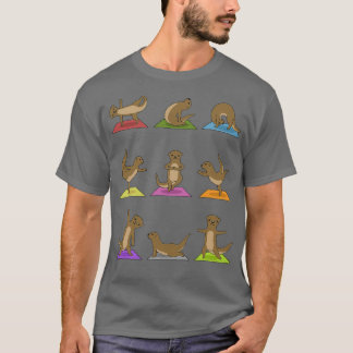 Yoga Otter Meditation Yogi Namaste Sport Gift Tシャツ