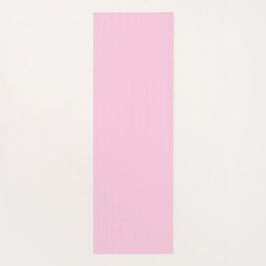 Yoga para mujer con delicadas flores sobre rosa ヨガマット (裏面)