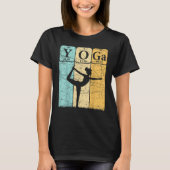 Yoga Periodic Table Elements Zen Meditation Nerd Y Tシャツ (正面)